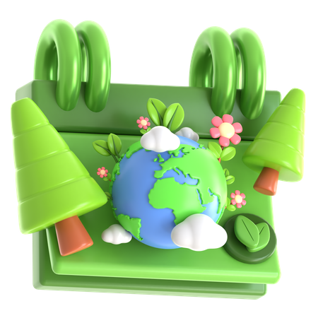 Dia da ecologia  3D Icon