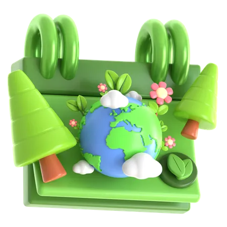 Dia da ecologia  3D Icon