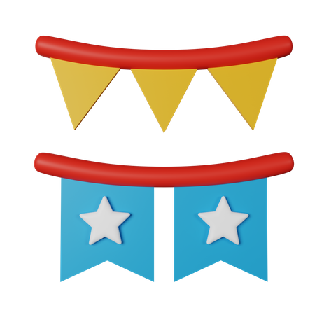 Dia da Independência  3D Icon