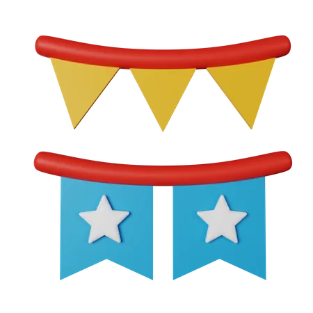 Dia da Independência  3D Icon