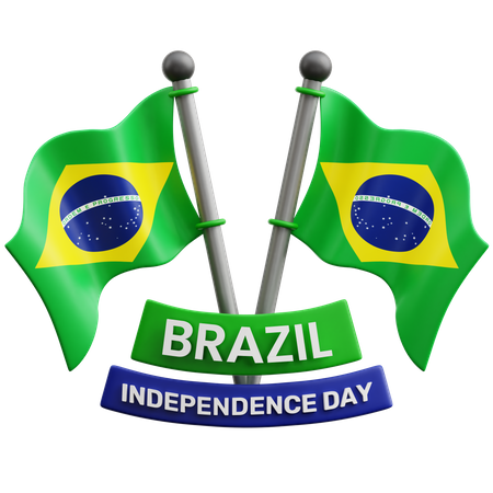 Dia da Independência do Brasil  3D Icon
