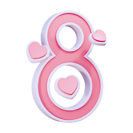 Dia da Mulher  3D Icon