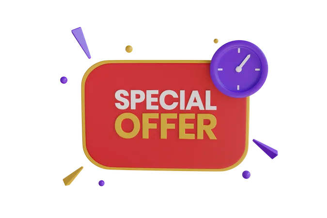 Dia de oferta especial  3D Icon