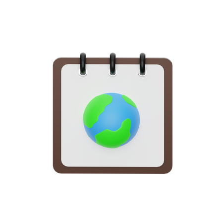 Dia da Terra  3D Icon