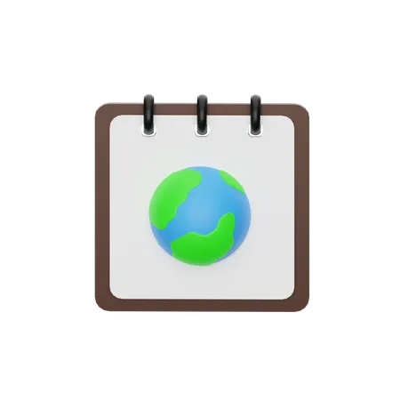 Dia da Terra  3D Icon