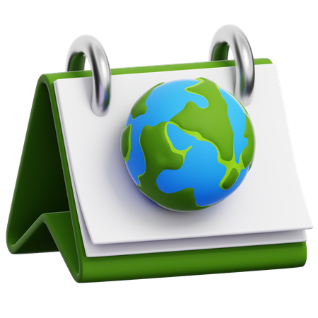 Dia da Terra  3D Icon