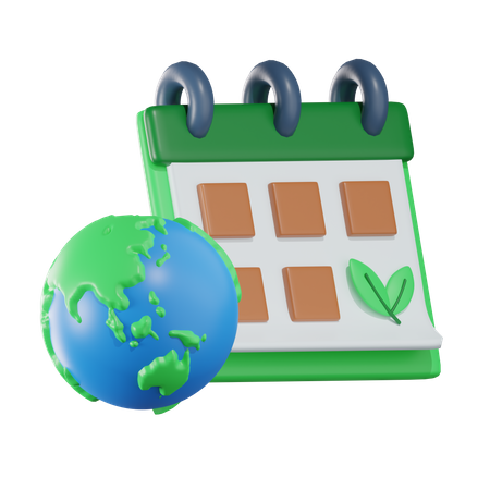 Dia da Terra  3D Icon