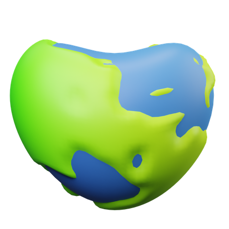 Dia da Terra  3D Illustration