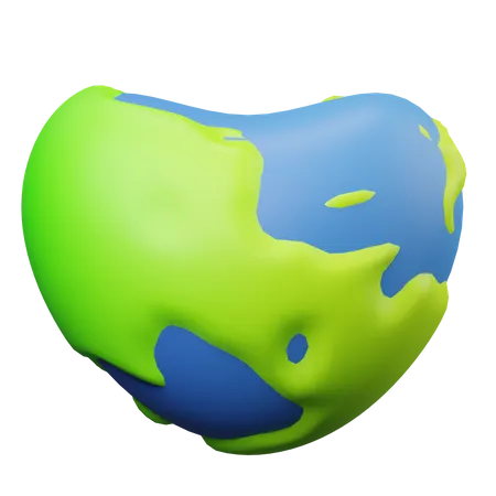 Dia da Terra  3D Illustration