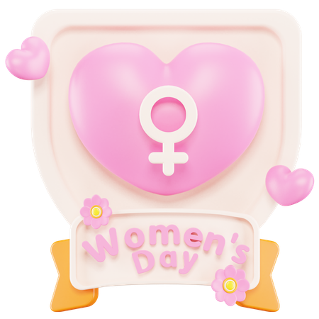 Dia das mulheres  3D Icon