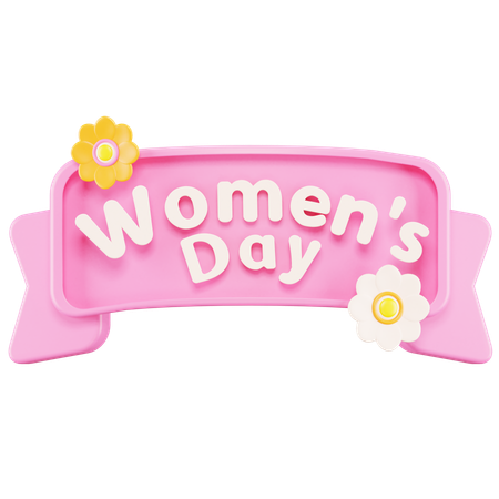Dia das mulheres  3D Icon