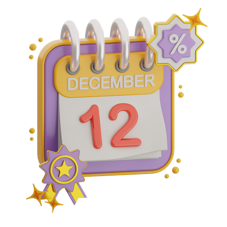 Dia de desconto  3D Icon