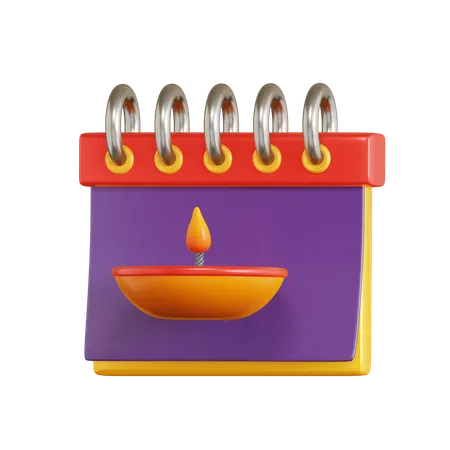 Dia de Diwali  3D Icon