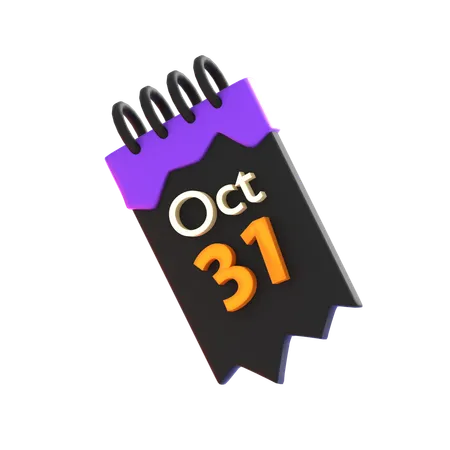 Día de Halloween  3D Icon