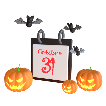 Día de Halloween  3D Icon