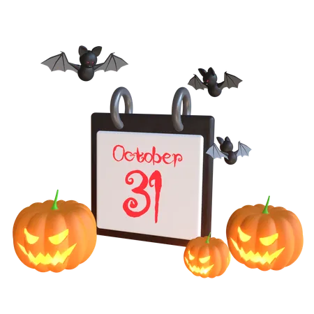 Día de Halloween  3D Icon