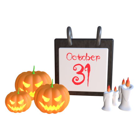 Día de Halloween  3D Icon