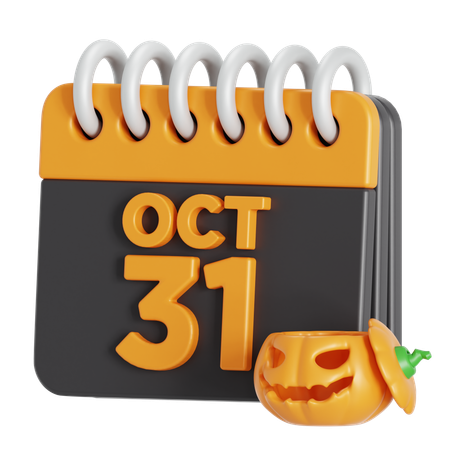 Día de Halloween  3D Icon