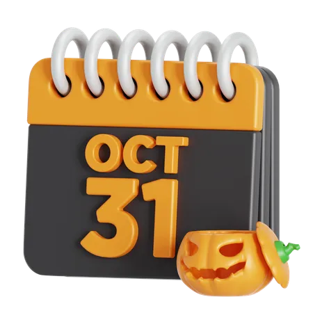 Día de Halloween  3D Icon