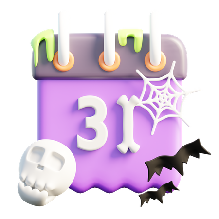 Día de Halloween  3D Icon