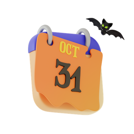 Día de Halloween  3D Icon