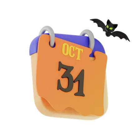 Día de Halloween  3D Icon