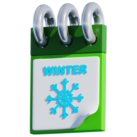 Dia de inverno  3D Icon