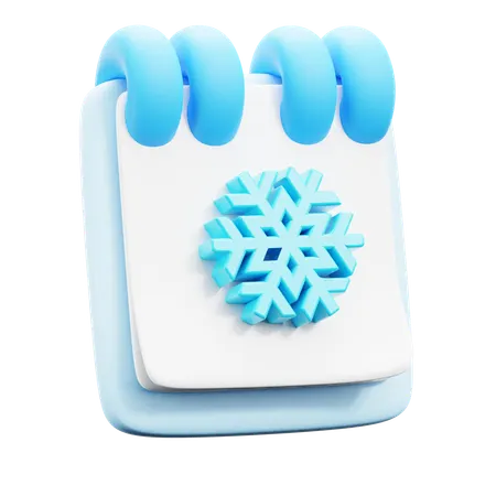 Dia de inverno  3D Icon