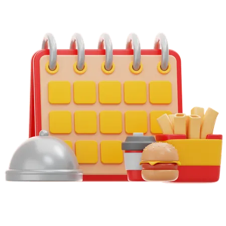 Dia de la comida  3D Icon