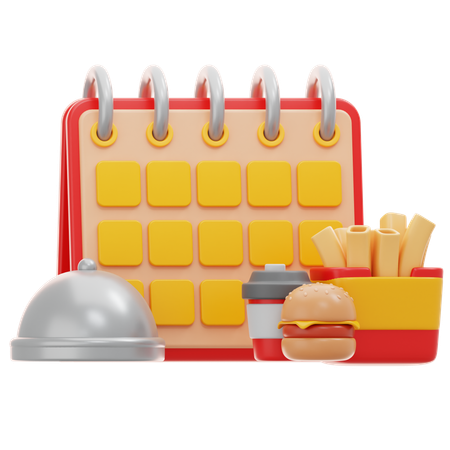 Dia de la comida  3D Icon