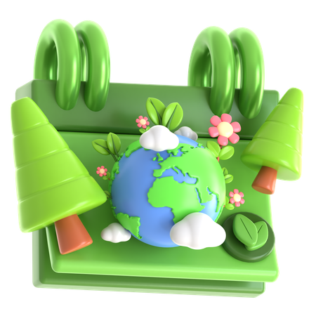Dia de la ecología  3D Icon