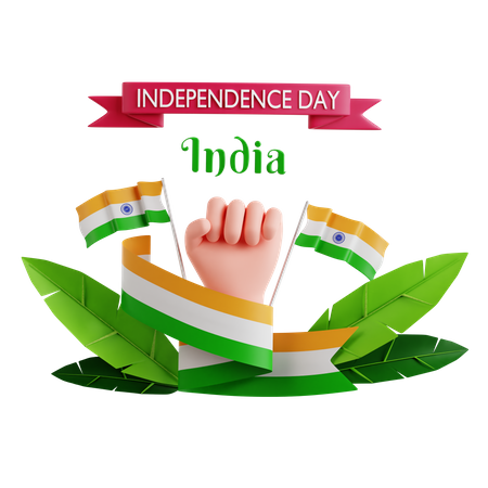 Día de la Independencia  3D Icon