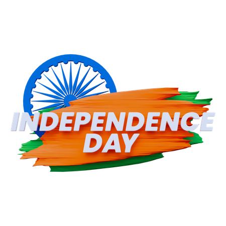 Día de la Independencia de la India  3D Icon