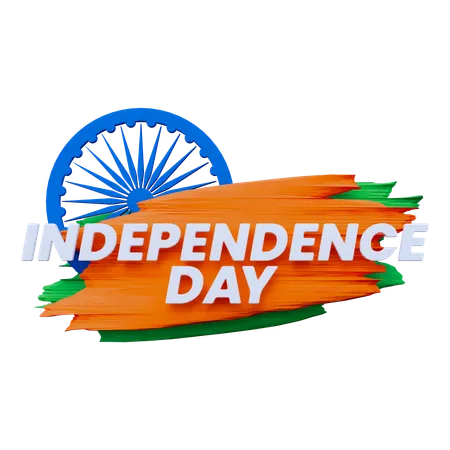 Día de la Independencia de la India  3D Icon