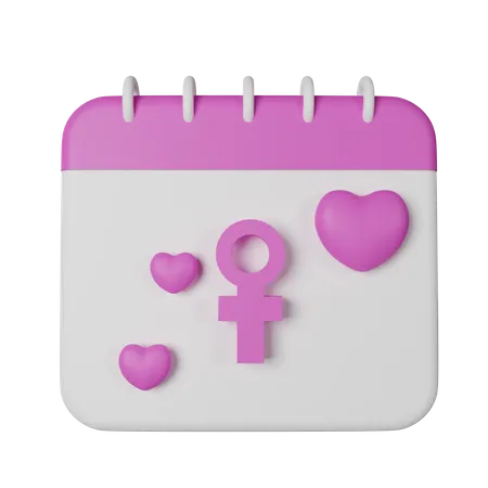 Dia de la mujer  3D Icon