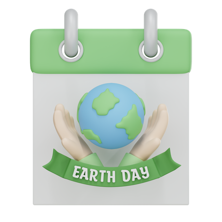 Día de la Tierra  3D Icon