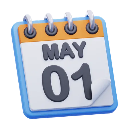 May Day  3D Icon