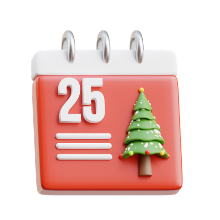 Dia de Natal  3D Icon