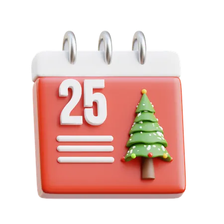 Dia de Natal  3D Icon