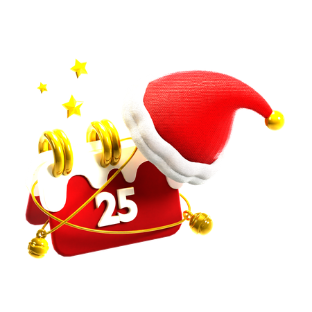 Dia de Natal  3D Icon