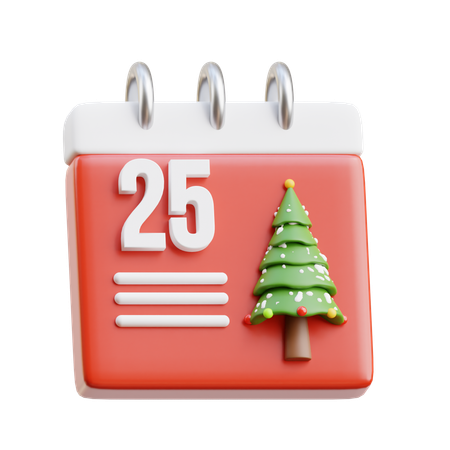 Dia de Natal  3D Icon