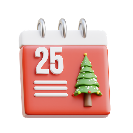 Dia de Natal  3D Icon