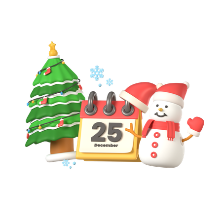 Dia de Natal  3D Icon