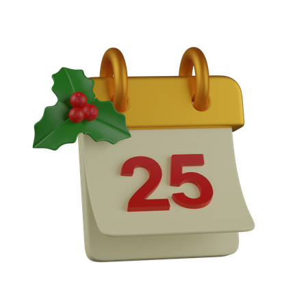 Día de Navidad  3D Icon