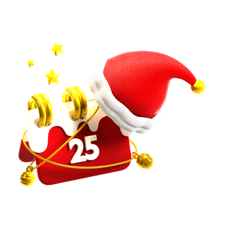 Día de Navidad  3D Icon