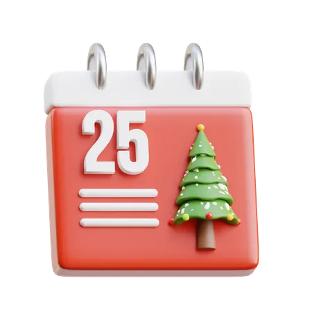 Día de Navidad  3D Icon