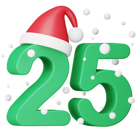 Día de Navidad  3D Icon