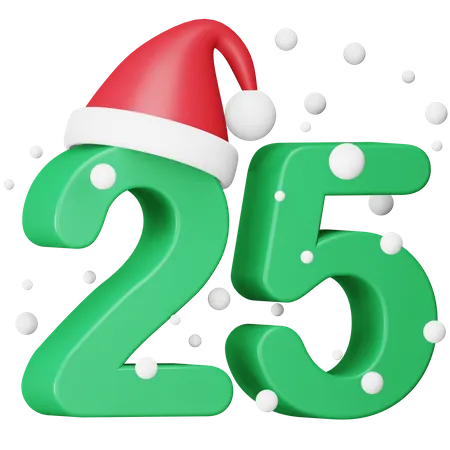 Día de Navidad  3D Icon