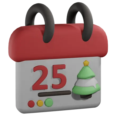 Día de Navidad  3D Icon