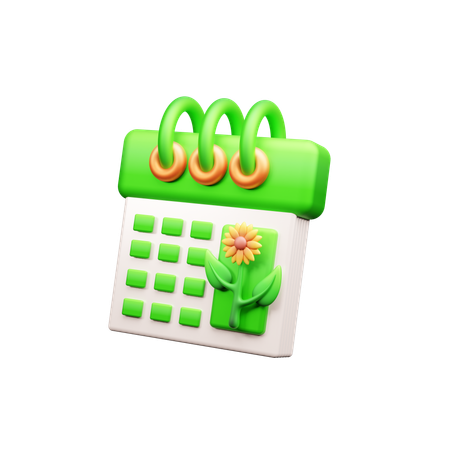 Dia de primavera  3D Icon